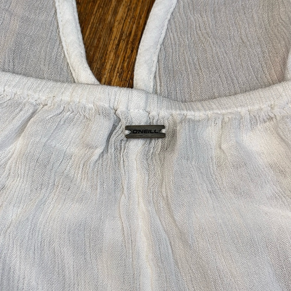 O’Neill swim coverup romper Fiesta white M NWT dainty fairy - Picture 8 of 14